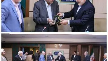 ظریف نشان جدید دریافت کرد +عکس