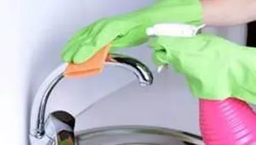 ترفند‌های تمیز کردن لکه‌های سیاه روی شیرآلات