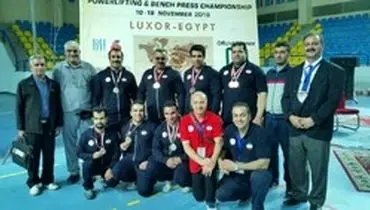 تیم ملی پاورلیفتینگ ایران نایب قهرمان جهان شد