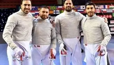 تیم ملی شمشیربازی ایران هفتم جهان شد