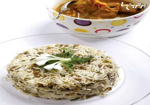 چگونه بدون گوشت عدس پلو بپزیم ؟