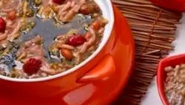 طرز تهیه آش زغال اخته ترش و خوشمزه