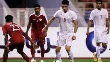 پیروزی تیم ملی فوتبال امید برابر عمان