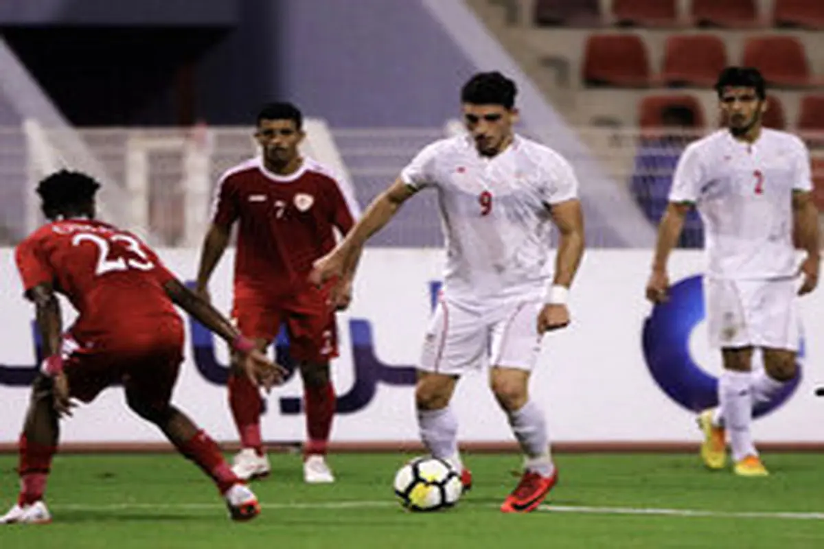 تیم ملی فوتبال امید برابر عمان به پیروزی رسید