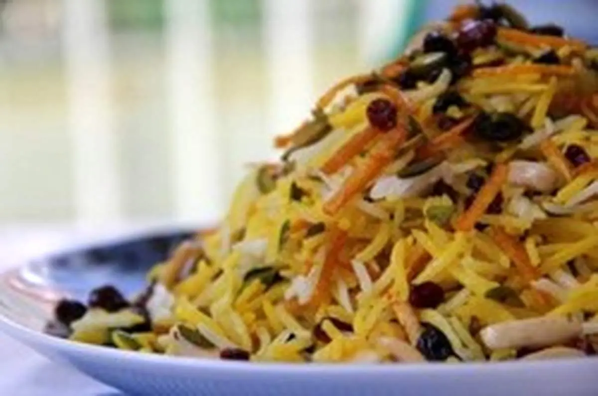 طرز تهیه شیرین پلو