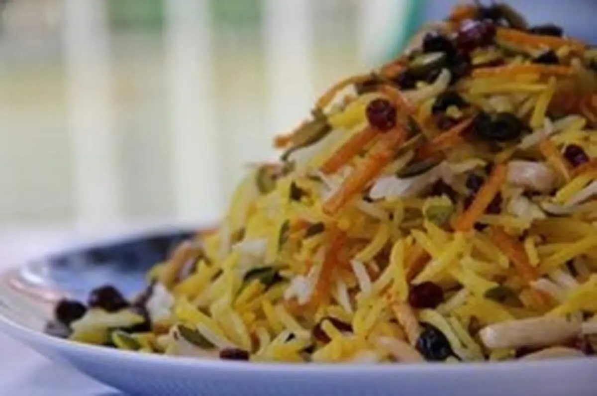 طرز تهیه شیرین پلو