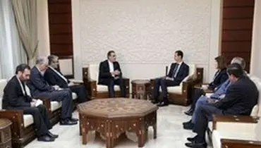 دیدار حسین جابری انصاری با بشار اسد
