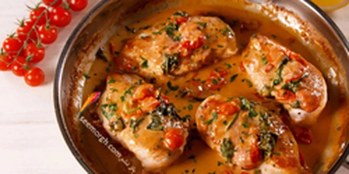 خوراک مرغ و مایونز فرانسوی