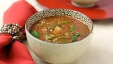 خوراک عدس و قارچ غذایی سبک و راحت