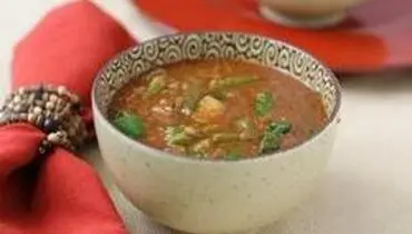 خوراک عدس و قارچ غذایی سبک و راحت