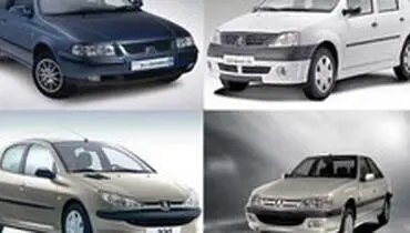 قیمت برخی خودرو‌های تولید داخلی +جدول