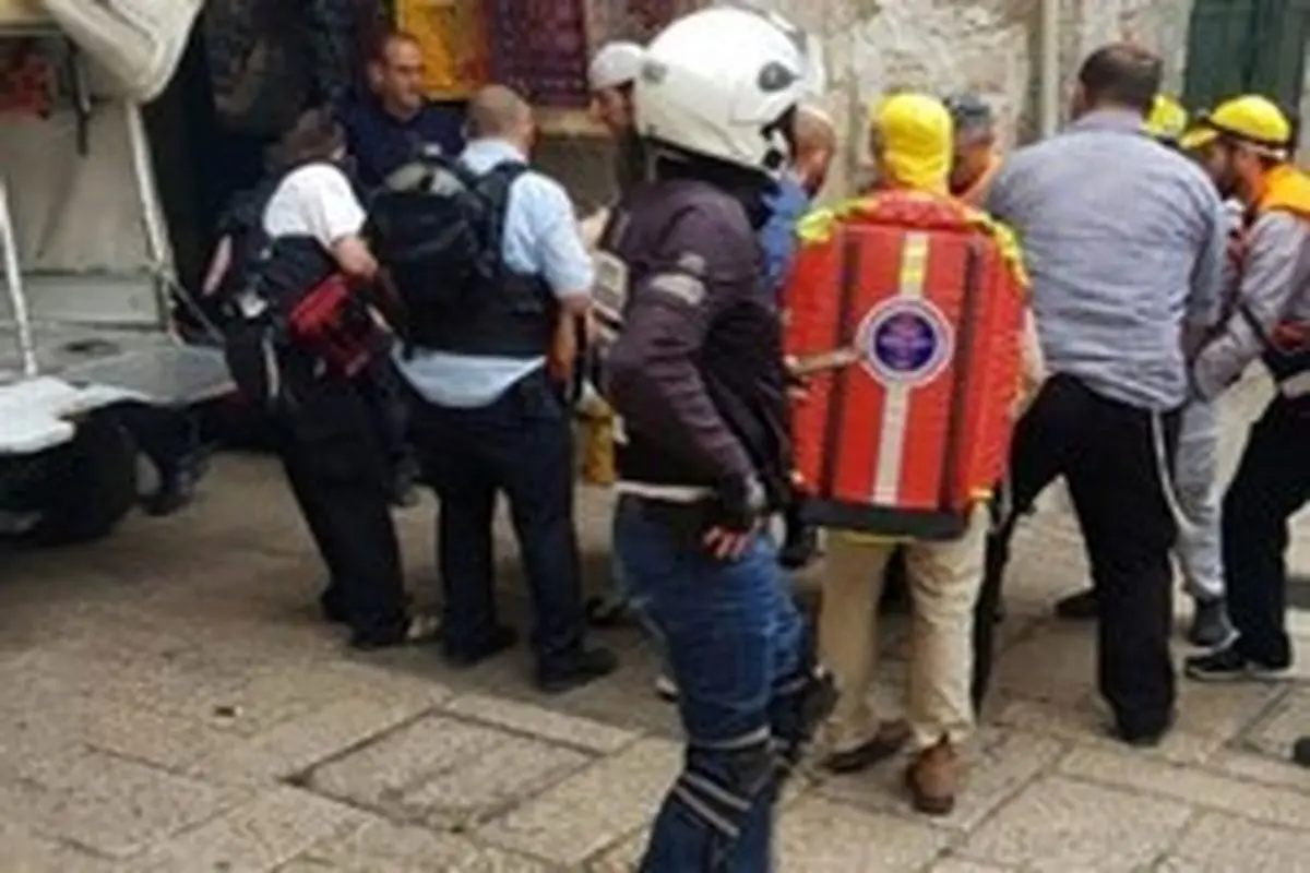 مجروح شدن دو پلیس اسرائیلی توسط جوان فلسطینی در قدس