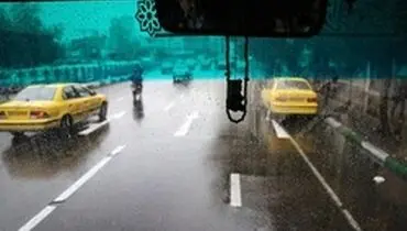 بارش باران در تهران شدت می‌گیرد