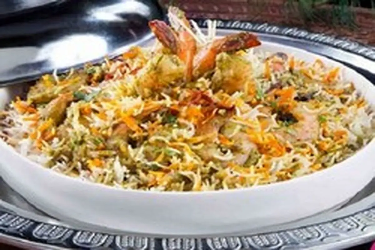 طرز تهیهی بریانی میگو به سبک هندی