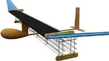 هواپیمایی که با کمک باد پرواز می‌کند