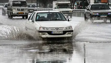 بارش باران در اکثر محور‌های کشور