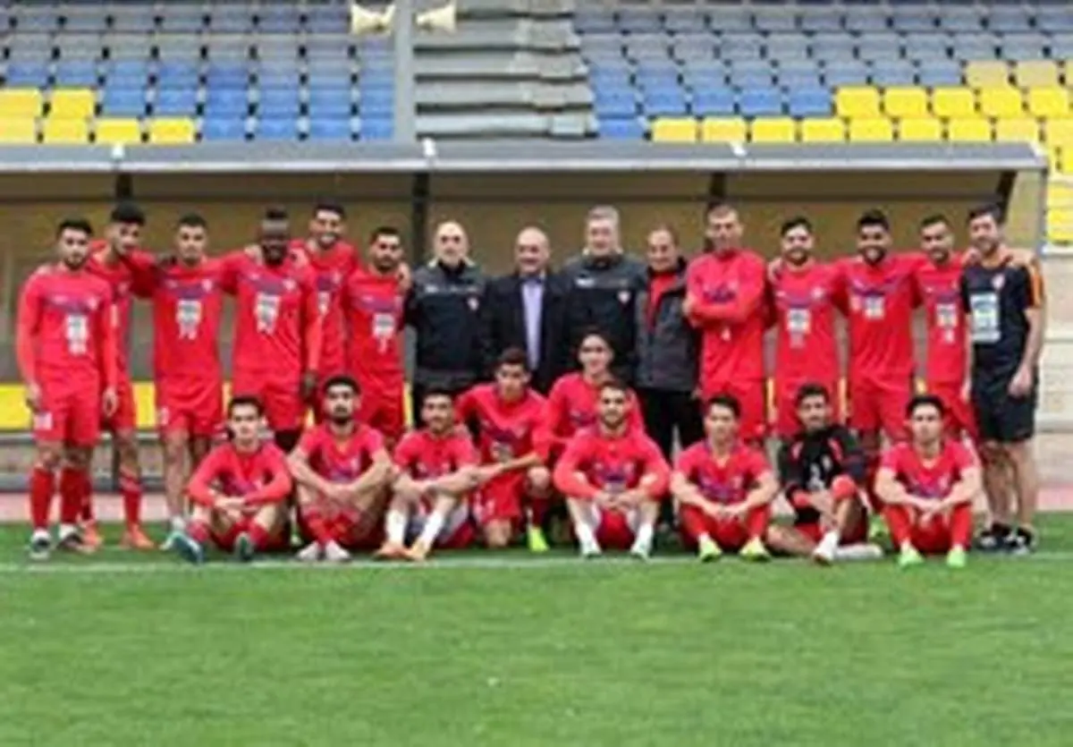 برگزاری تمرین پرسپولیس با حضور گرشاسبی