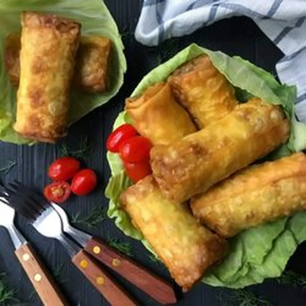 طرز تهیه‌ی بورک سبزیجات مرحله به مرحله