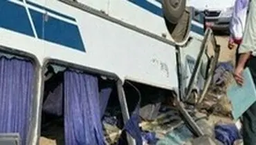 واژگونی مینی‌بوس دانش‌آموزان در شهرکرد