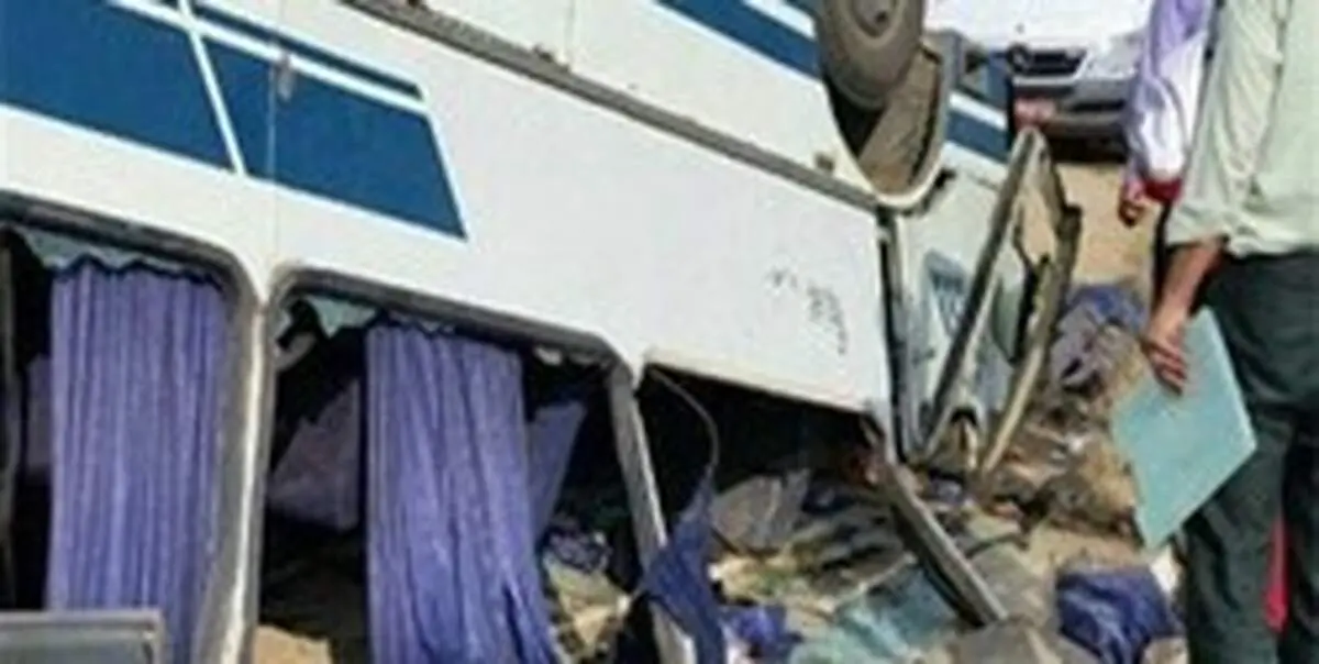 واژگونی مینی‌بوس دانش‌آموزان در شهرکرد