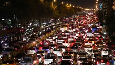 ترافیک سنگین آزادراه کرج - تهران