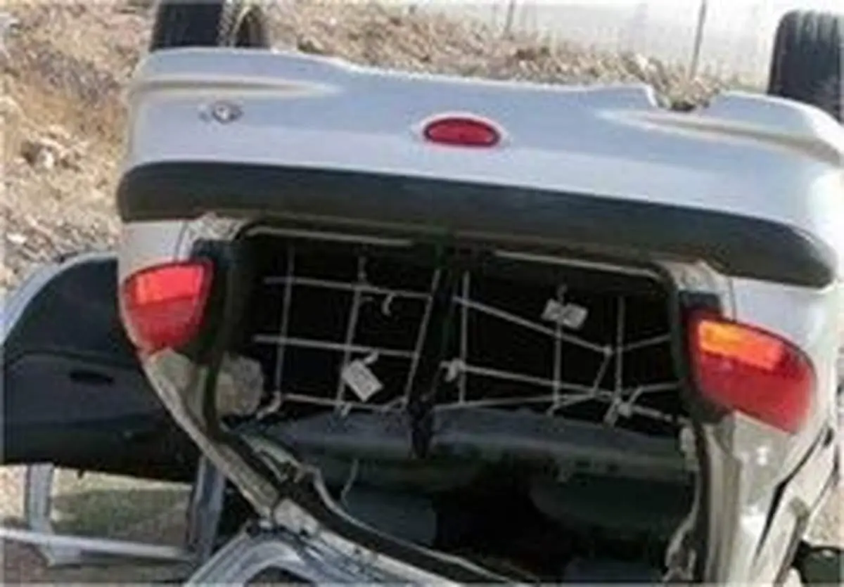 واژگونی سرویس مدرسه در شیراز