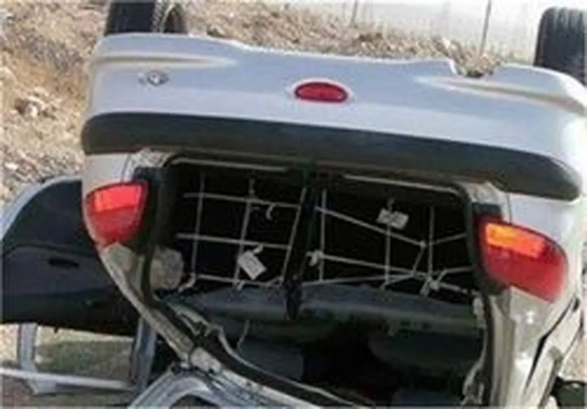 واژگونی سرویس مدرسه در شیراز