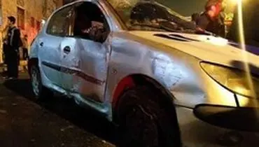 مرگ دلخراش راننده پژو ۲۰۶ +تصاویر