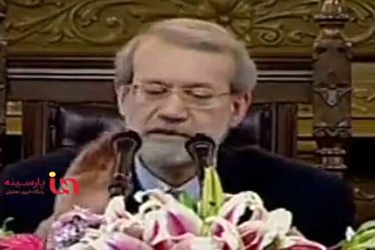 ویدیو| وقتی رییس مجلس مشکل بلندگو را به گردن نظام میاندازد