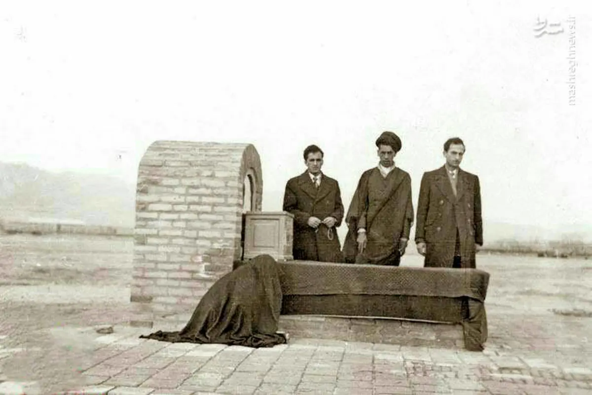 تصویری قدیمی از مقبره آیت الله مدرس