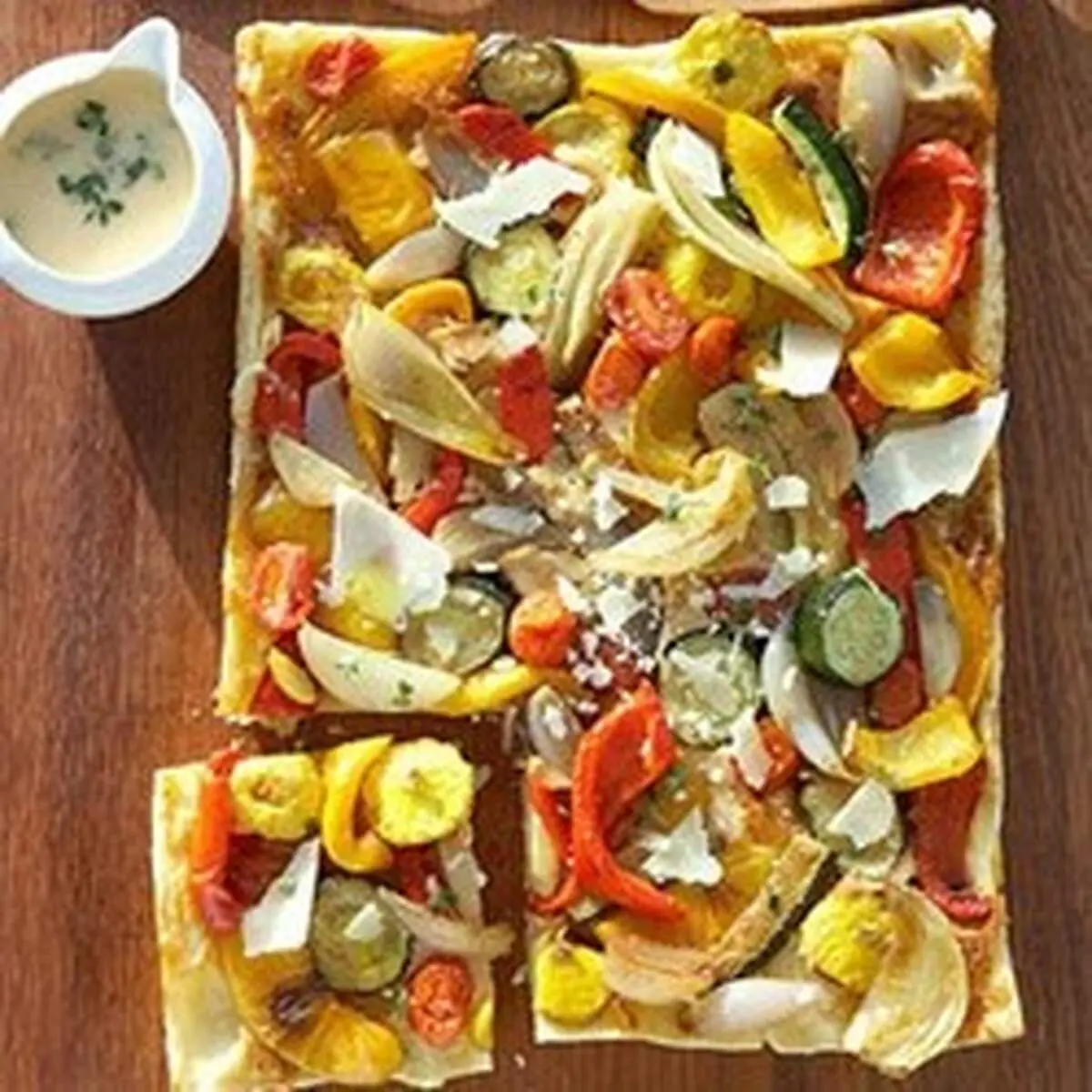 طرز تهیه “پیتزای سبزیجات” ترش مزه با کدو
