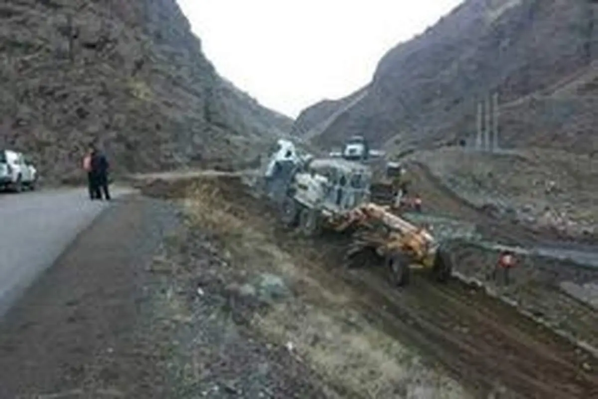 پل «خچیره» طالقان فرو ریخت