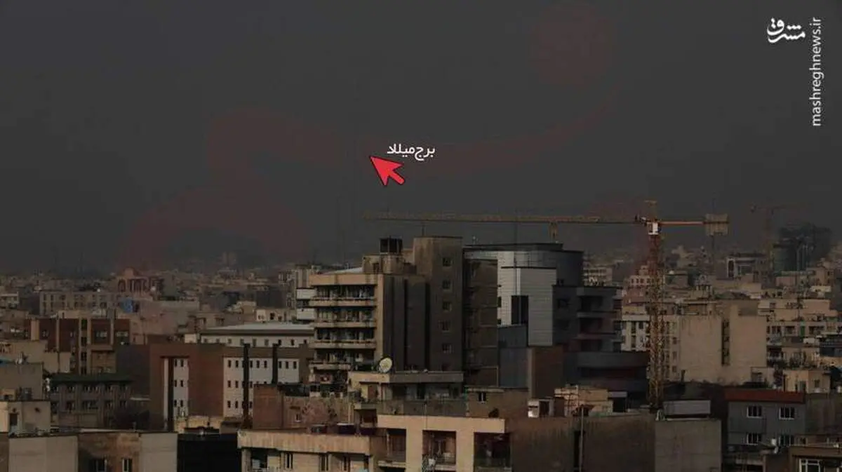 برج میلاد ناپدید شد! +عکس