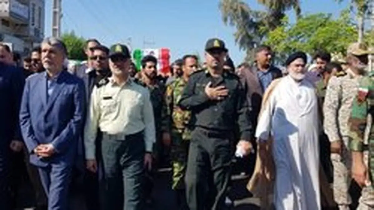 تشییع پیکر ۲ شهید حادثه تروریستی چابهار