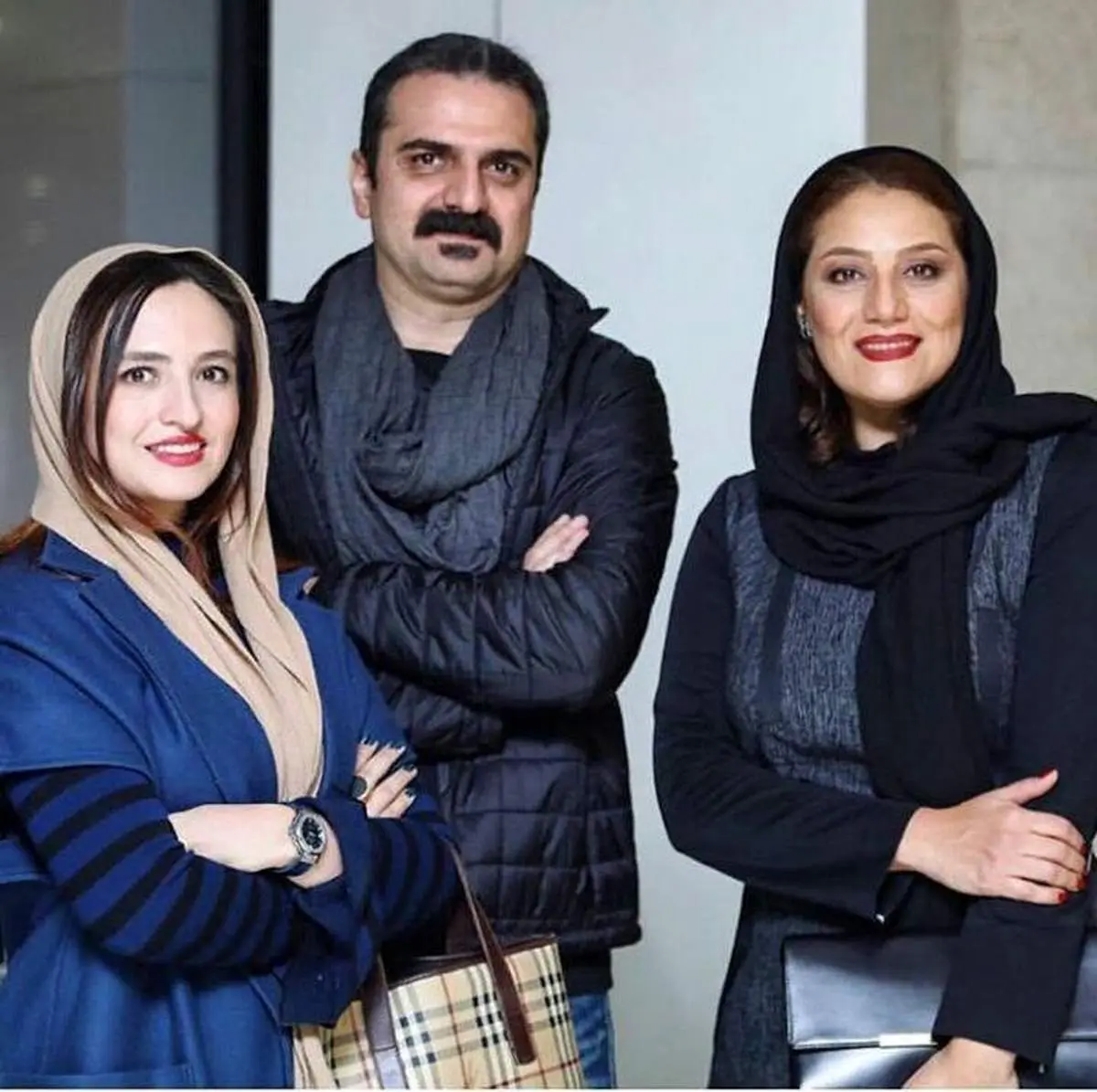 شبنم مقدمی و همسرش و گلاره عباسی