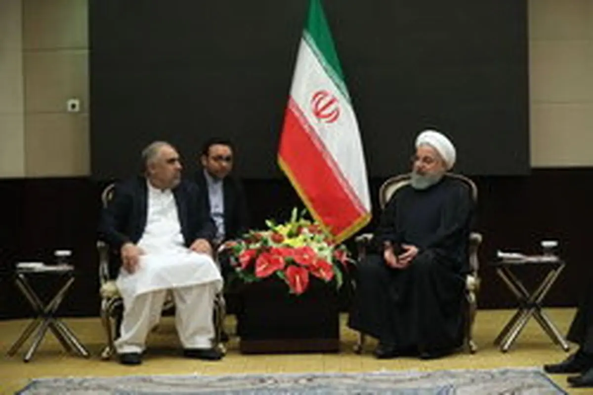 سخنان روحانی خطاب به رئیس مجلس پاکستان درباره مرزبانان ربوده شده