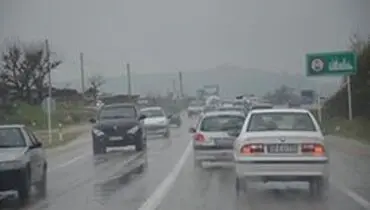 باران و برف در اکثر محورهای کشور