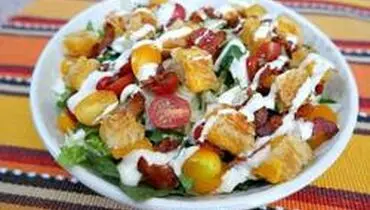 طرز تهیه سالاد پنیر کبابی