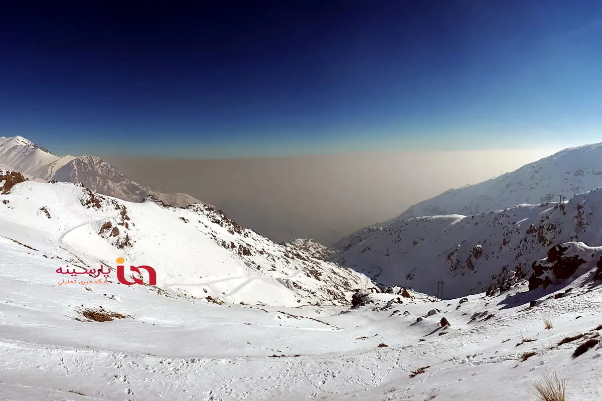 آلودگی هوای سه شنبه تهران از ارتفاعات البرز