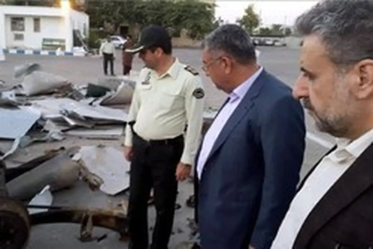 بازدید رئیس کمیسیون امنیت از محل حادثه تروریستی چابهار +عکس