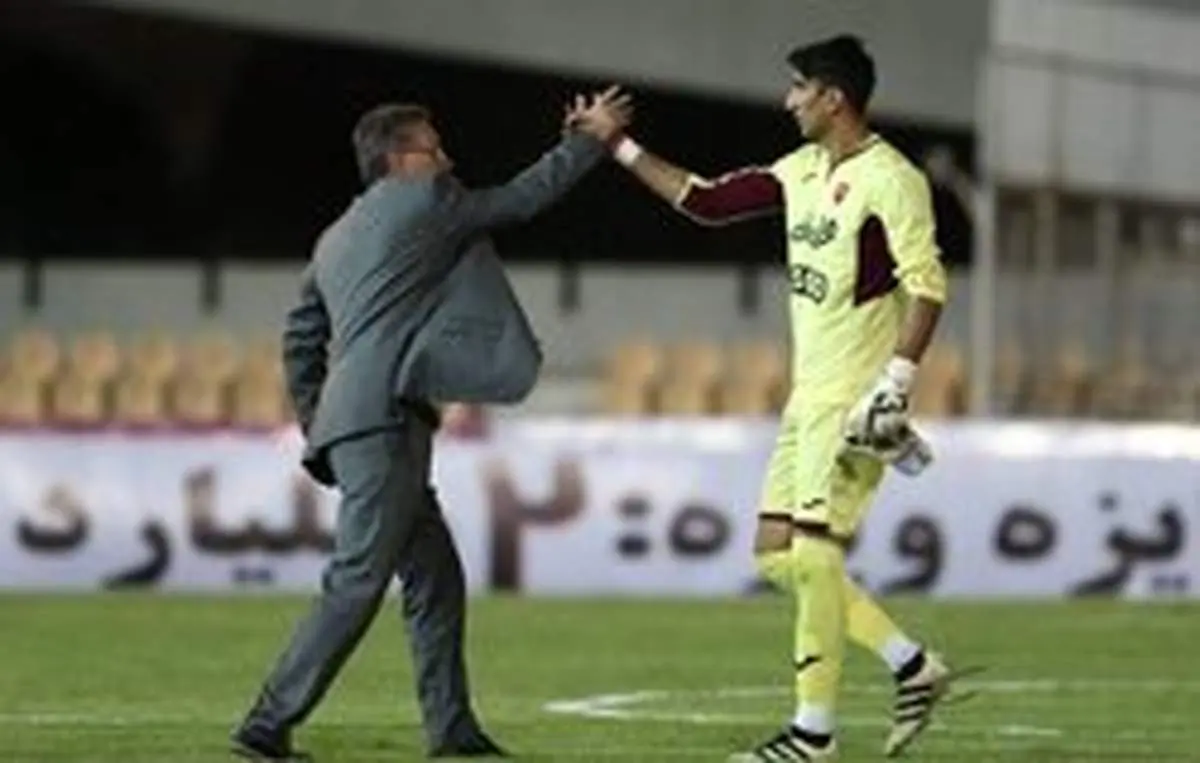 گودبای پارتی بیرانوند در آزادی بعد بازی مقابل پارس