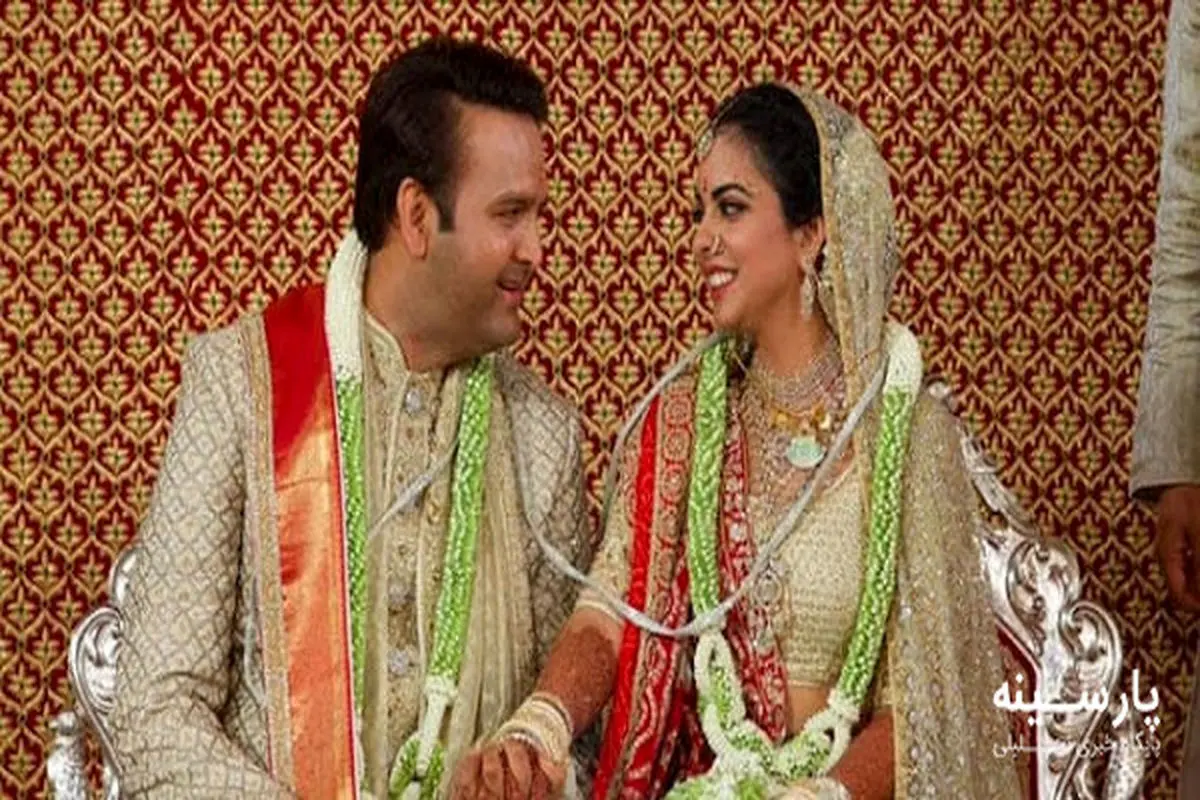 هیلاری در جشن عروسی دختر ثروتمندترین مرد هند +عکس