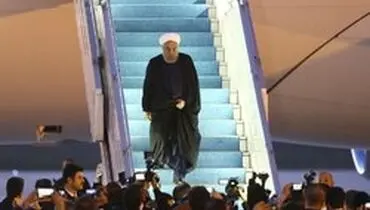 حسن روحانی وارد آنکارا شد