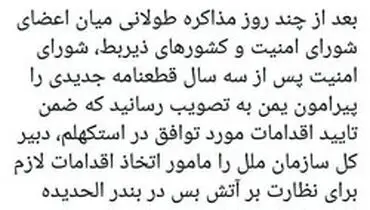 واکنش بعیدی‌نژاد به قطعنامه شورای امنیت درباره یمن