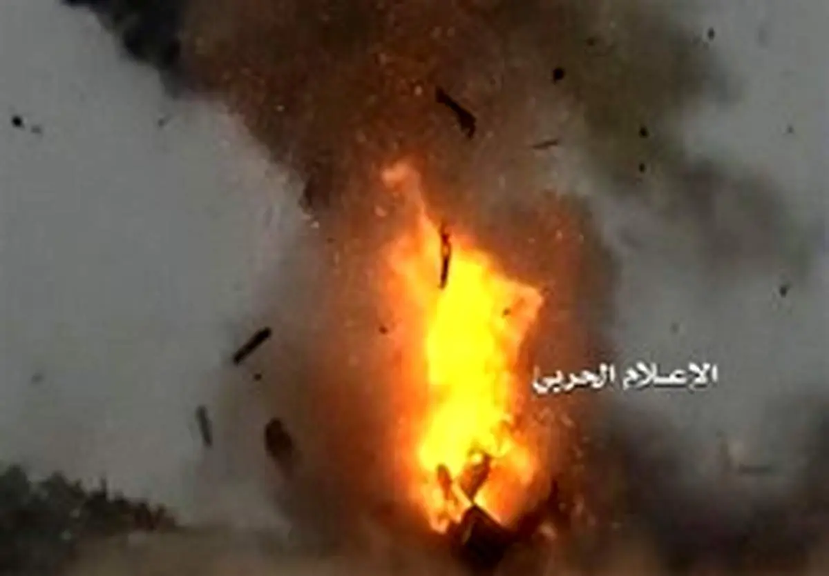 انهدام زره‌پوش سعودی در جیزان