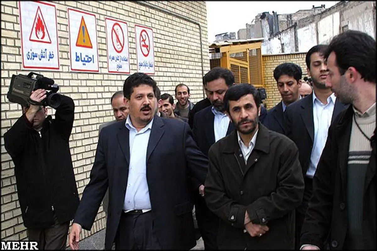 عکس: محمود احمدی نژاد و مهدی هاشمی رفسنجانی