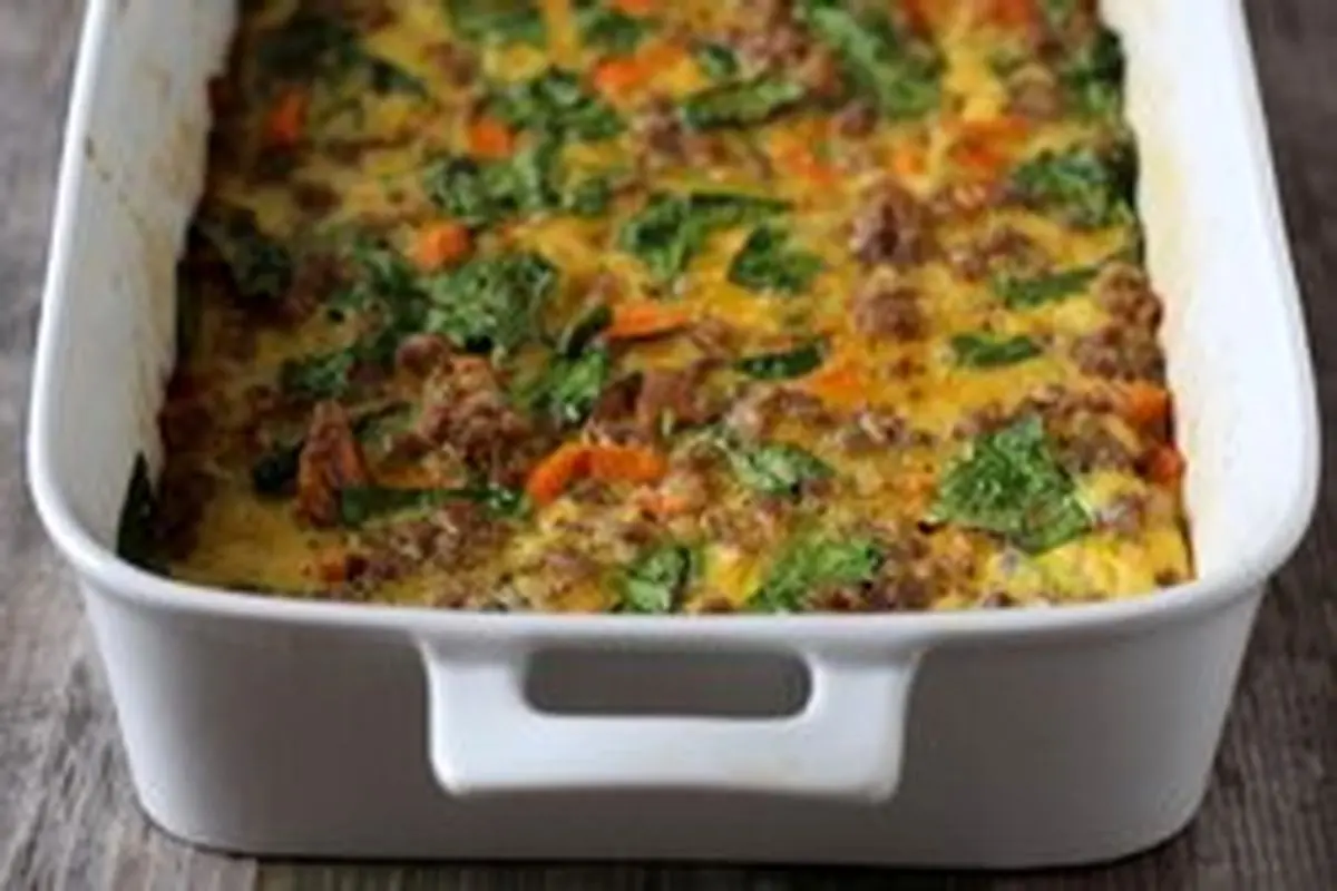 طرز تهیه خوراک سیبزمینی شیرین برای صبحانه