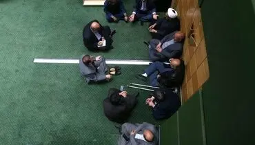 نمایندگان مجلس مشغول چه کاری هستند؟ +عکس