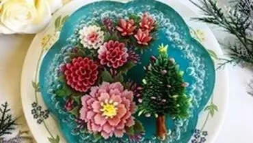 طرح‌های هنرمندانه‌ی کیک‌های ژله‌ای
