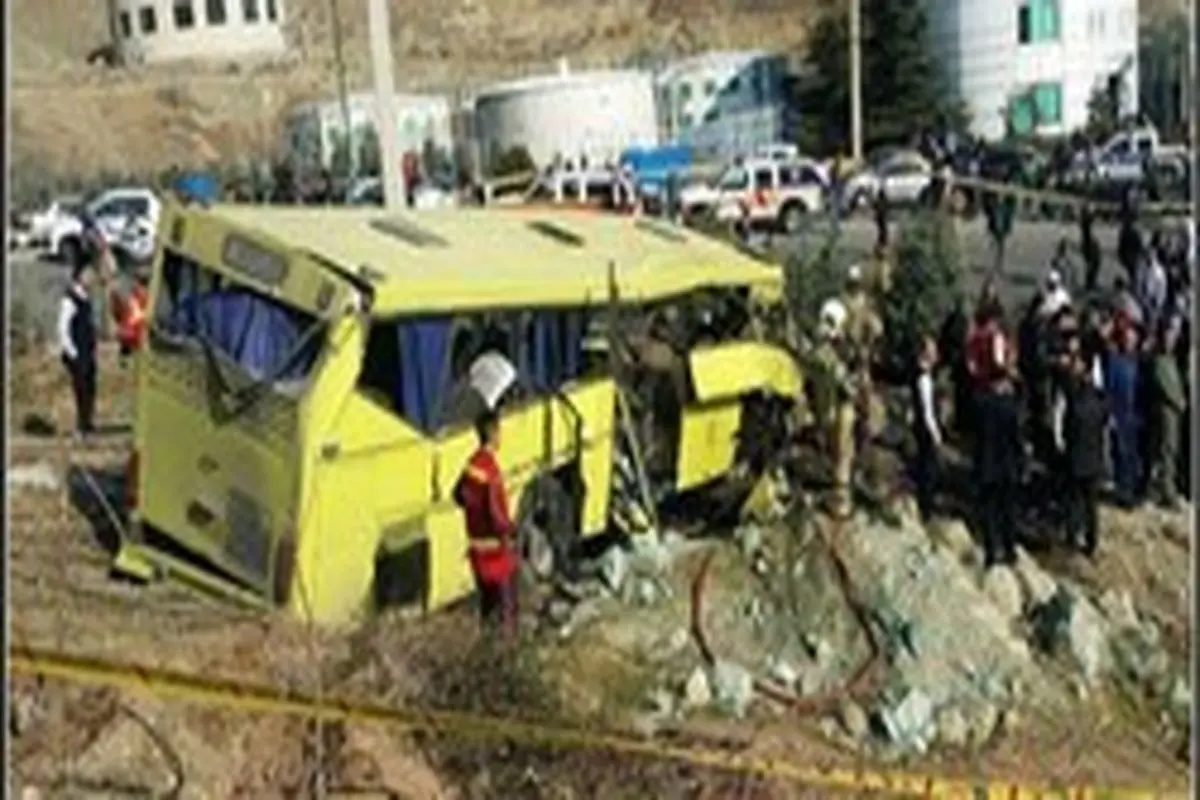 اسامی مصدومین حادثه واژگونی اتوبوس دانشگاه آزاد